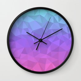Jewel Tones - Flipped Wall Clock