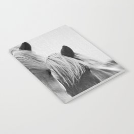 Horses - Black & White 7 Notebook