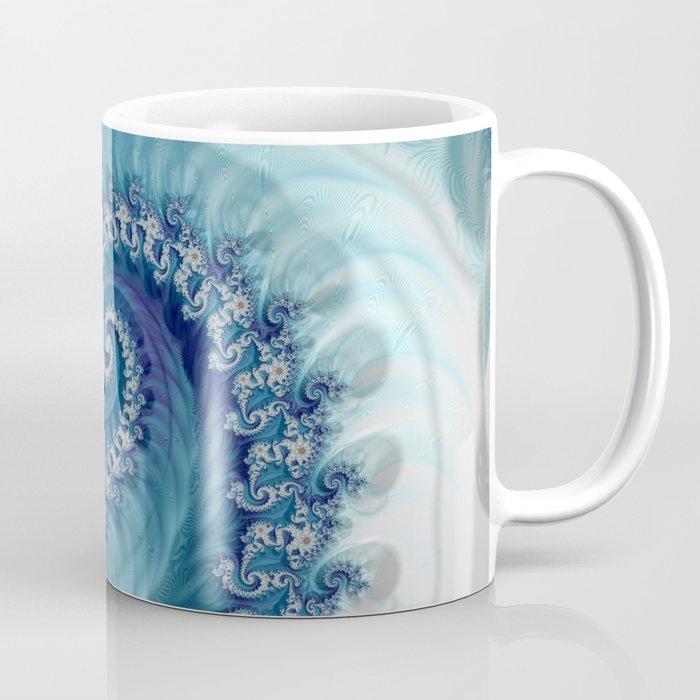 Sound of Seashell - Fractal Art Coffee Mug