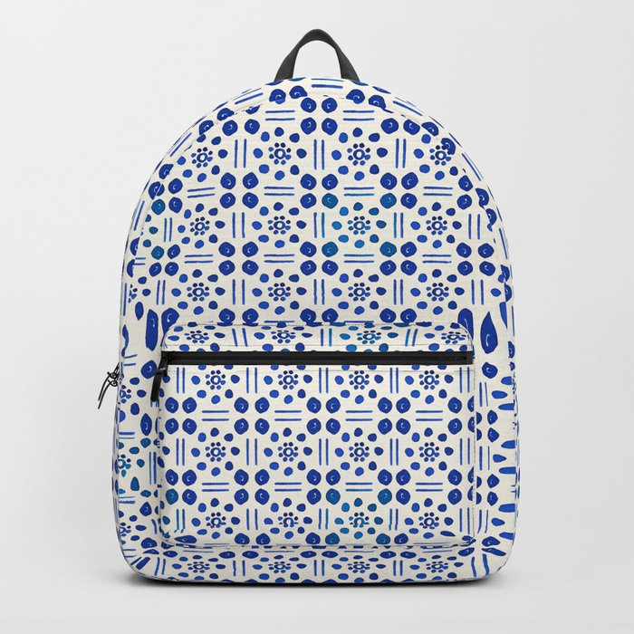 indigo clover tiles Backpack