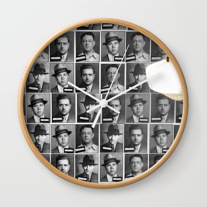 Mob Masses Wall Clock