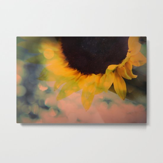 Sunflower II (mini series) Metal Print