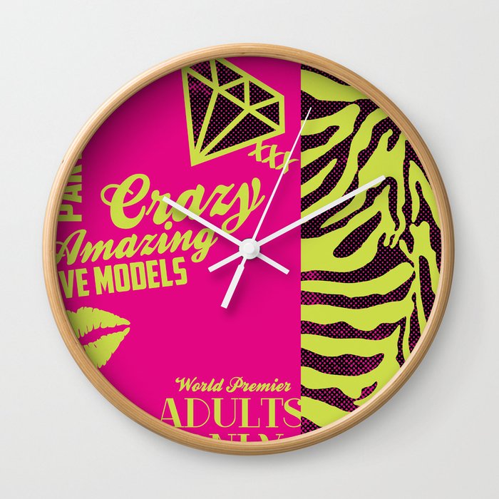 Party Girl Wall Clock