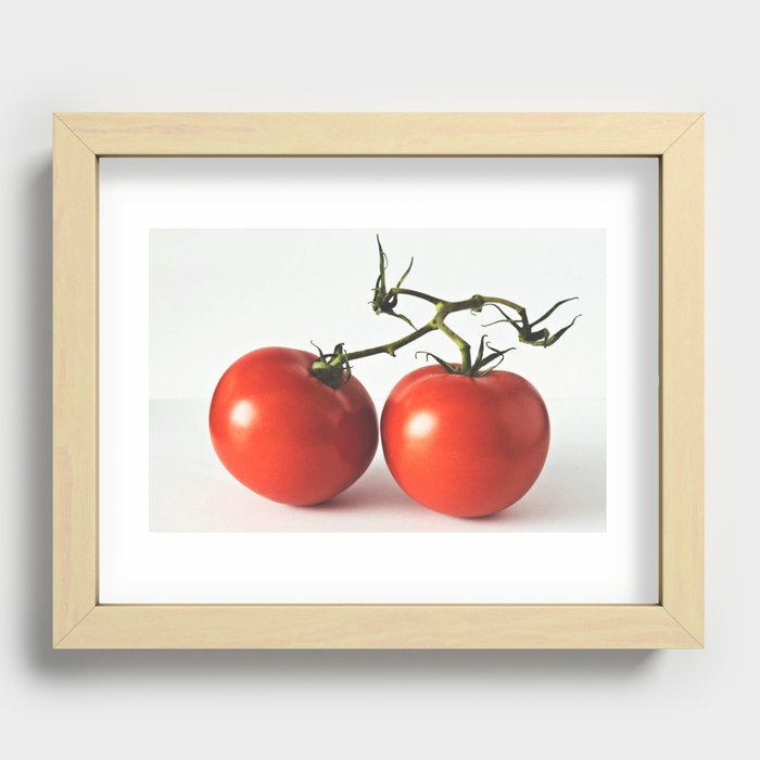 Tomato Vegetable Photo Recessed Framed Print