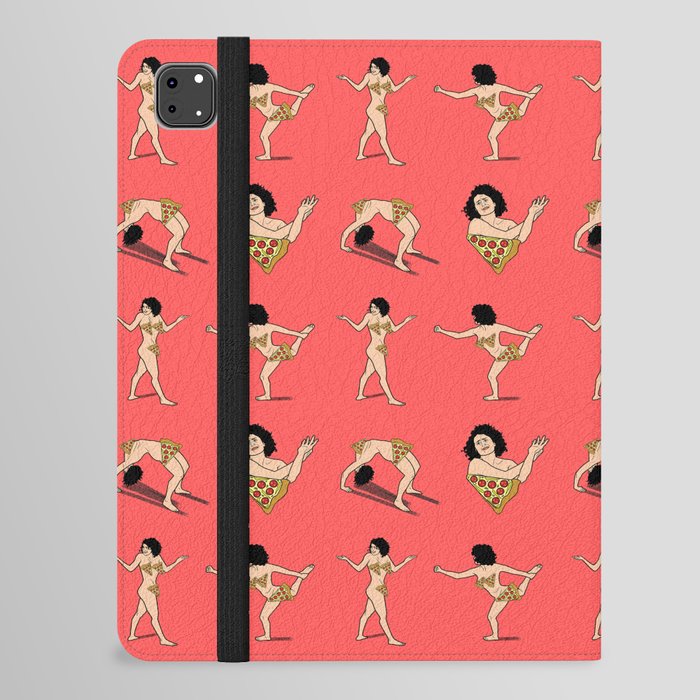 Art model Pizza Censorship Pink (pattern) iPad Folio Case