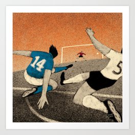 History of Football - 12 Art Print