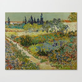 Garden at Arles by Vincent Van Gogh Canvas Print