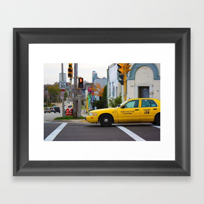 Cab Driver Framed Art Print
