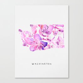 Washington State Rhododendron Canvas Print