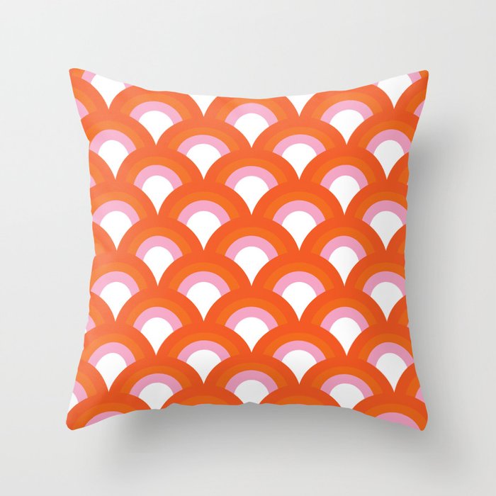 Pink and clearance orange pillows