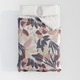 Abstract Floral Pattern  Duvet Cover