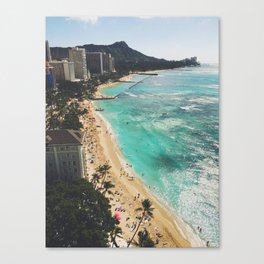 Above Waikiki Canvas Print