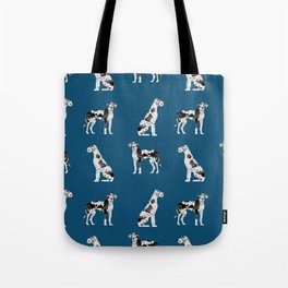 Great Dane harlequin coat dog breed gifts pet patterns for pure breed lovers Tote Bag