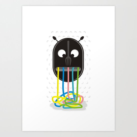 dinner Art Print