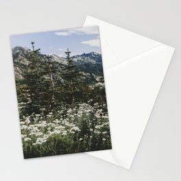 Mount Rainier Summer Wildflowers Stationery Cards