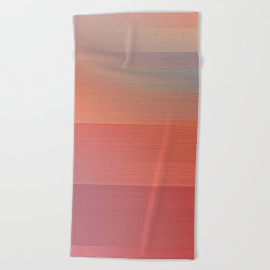 evening glow Beach Towel