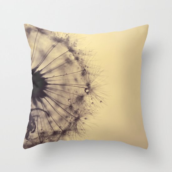 dusk - dandelion Throw Pillow