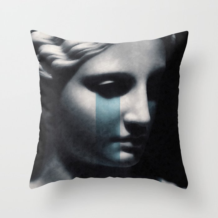 The tears of Diana Throw Pillow