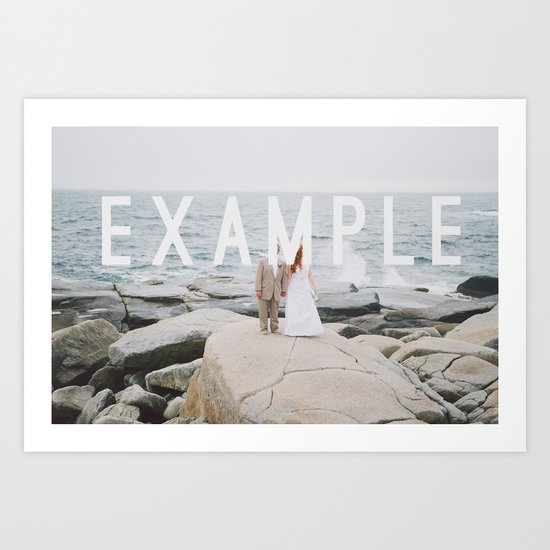 Example for Clients Art Print