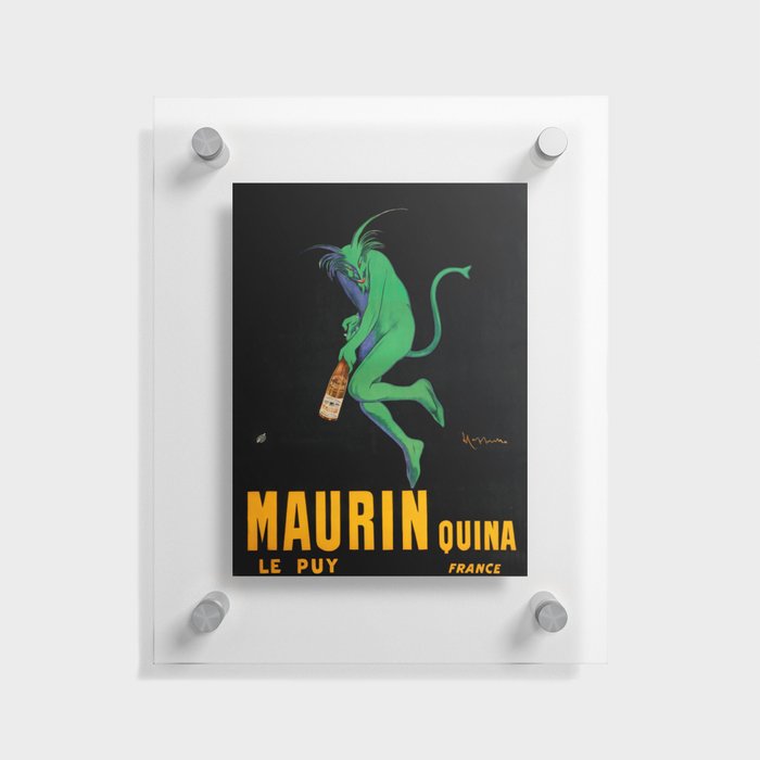 Maurin Quina Vintage Advertisment Poster  Floating Acrylic Print