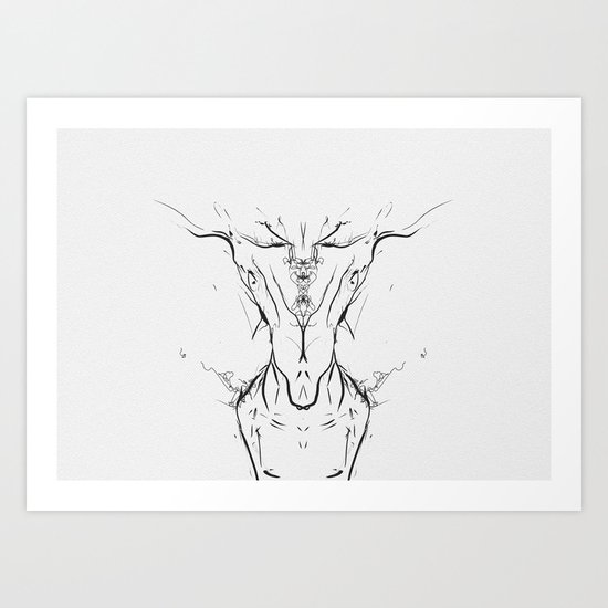 Belze Art Print
