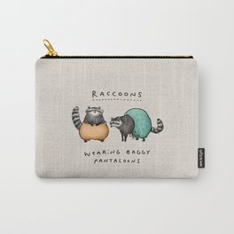 Raccoons Wearing Baggy Pantaloons Carry-All Pouch
