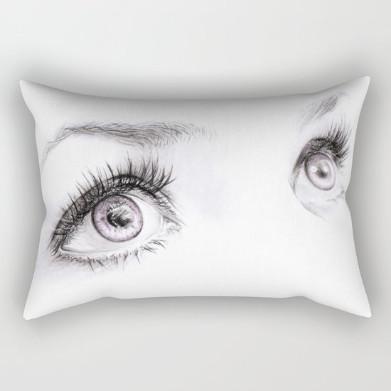 Eyes Rectangular Pillow