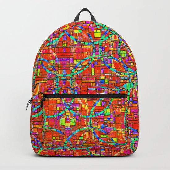 Verre Colore Pattern Backpack
