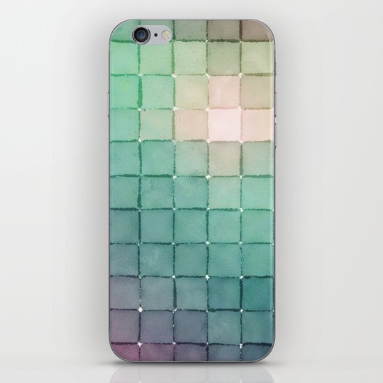 Polaroid Pixels VIII (Glow) iPhone & iPod Skin