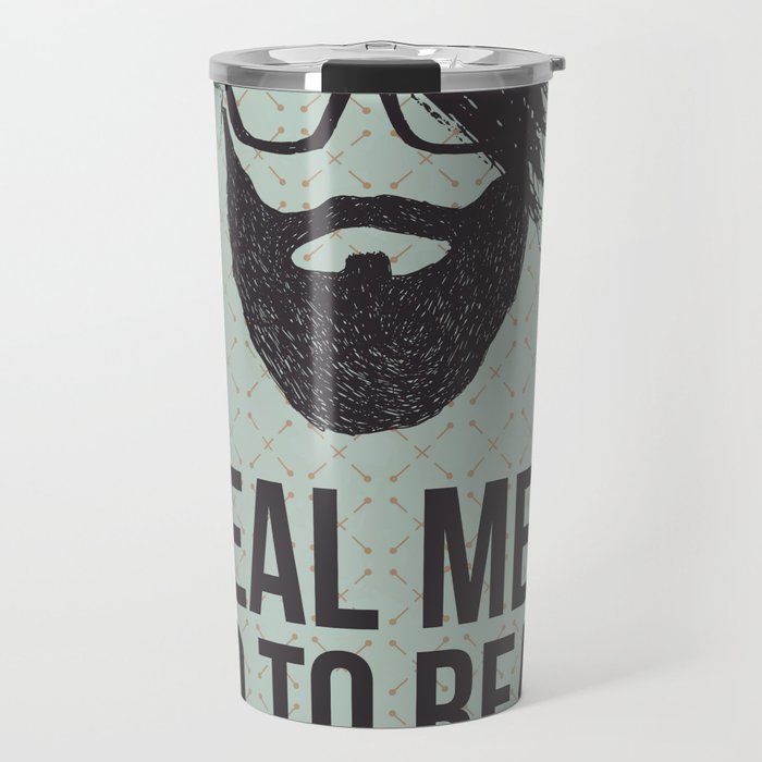 Real men go to real barbers Travel Mug