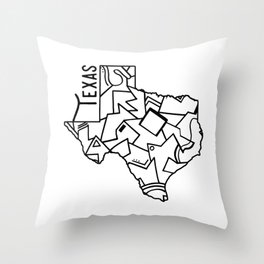 Texas Strong Throw Pillow