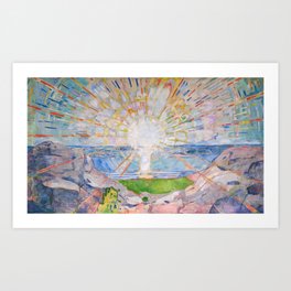 The Sun 1911 Edvard Munch Art Print