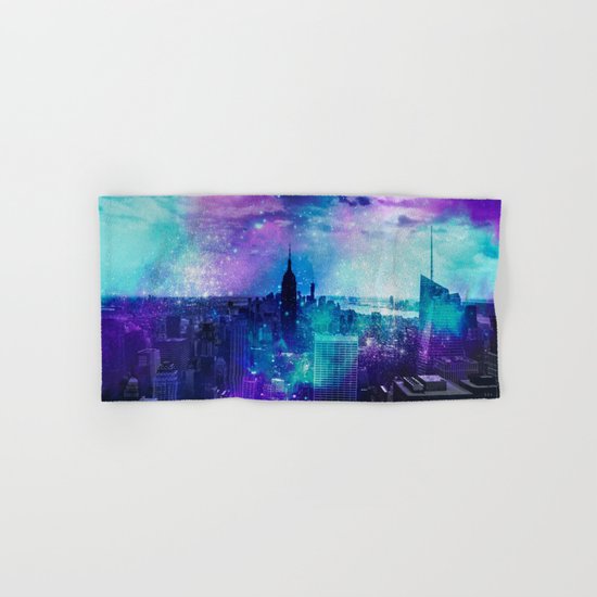 New York Night Hand & Bath Towel
