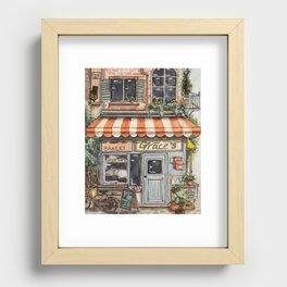 Store Front Recessed Framed Print
