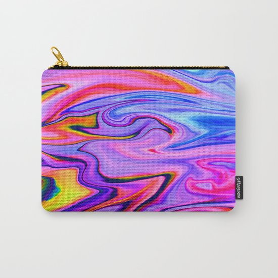 Marbled X Carry-All Pouch