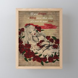 Sleeping Beauty Framed Mini Art Print