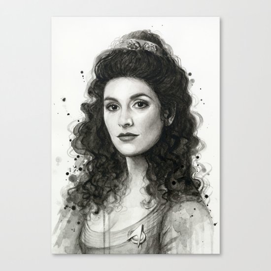 Deanna Troi Canvas Print