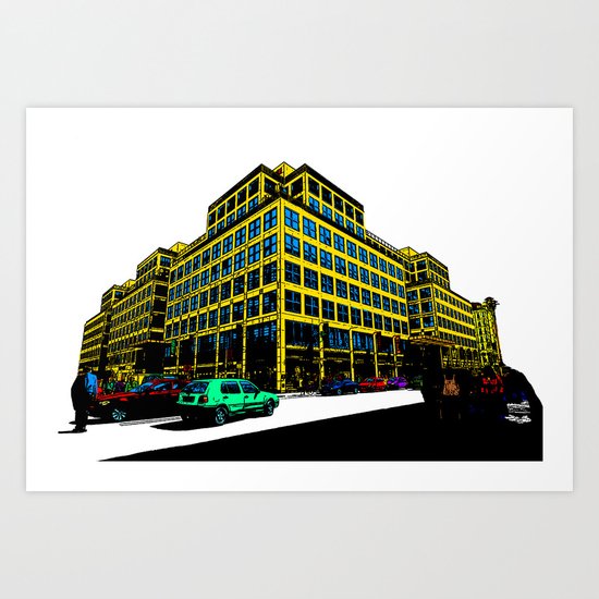 Berlin City Art Print