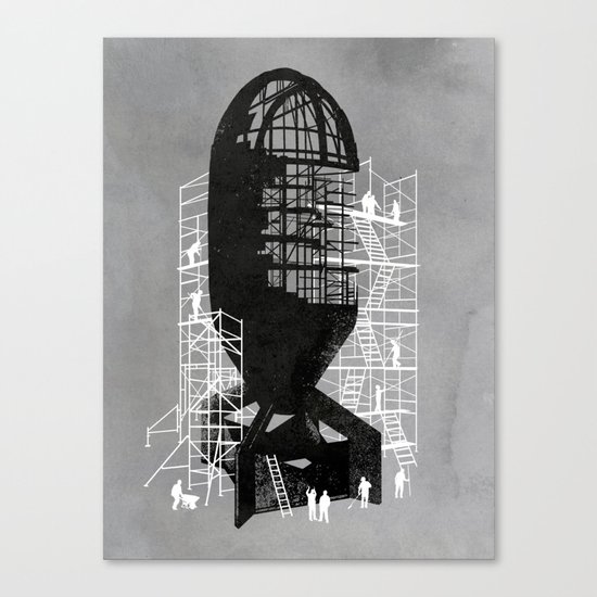Bombshell Canvas Print