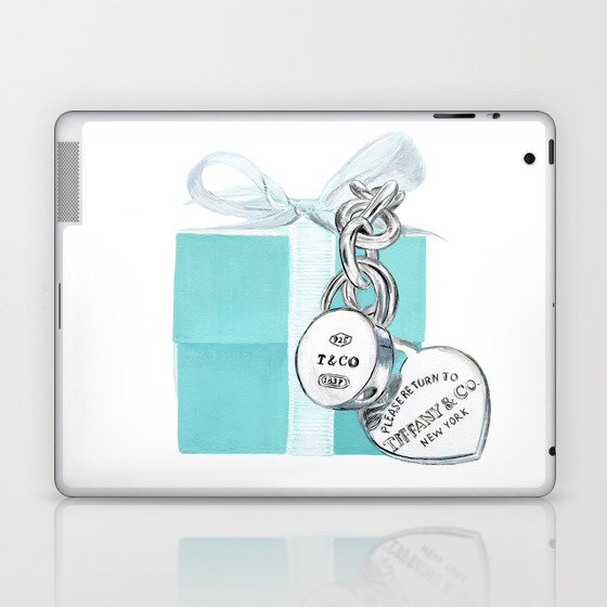 Blue Jewellry Box Laptop & iPad Skin