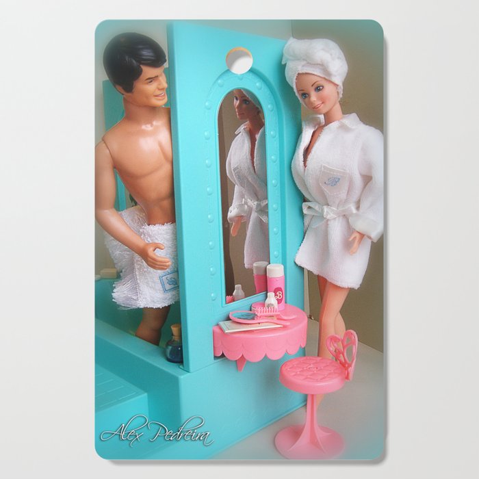 barbie in bathroom with ken
