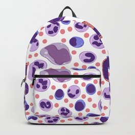 Large WBC Differential Backpack | Medicine, Eosinophil, Rbc, Medicaltechnologist, Microscopic, Lymphocyte, Science, Monocytes, Wbc, Graphicdesign 