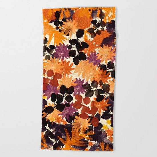 Floral 1 Beach Towel