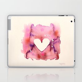 Watercolor Heart Laptop & iPad Skin