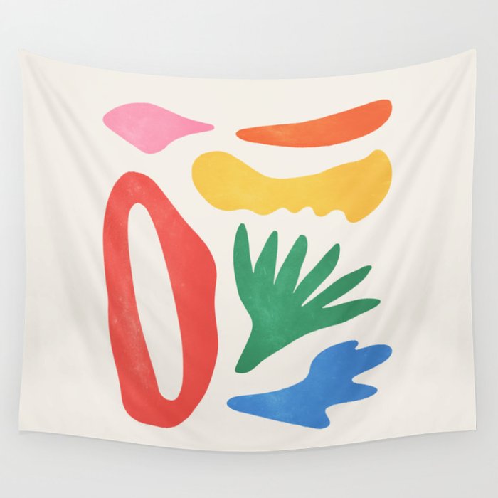 Collage I: Matisse Color Series | Mid-Century Edition Wall Tapestry