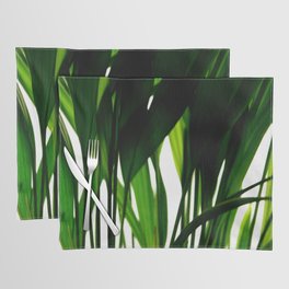 Abstract fresh leaves - Organic Photography  Placemat