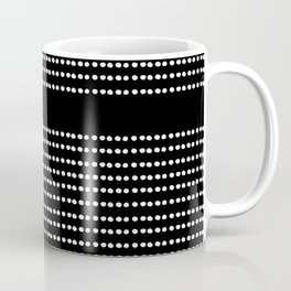 Spotted, African Pattern in Black and White Mug