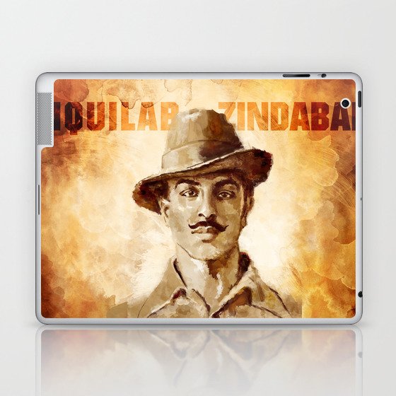 Shaheed E Azam Bhagat Singh Laptop Ipad Skin By Third Eye View Society6