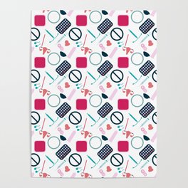 Contraception Pattern Poster