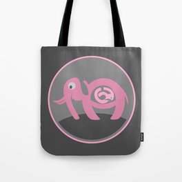 Pregnant Elephant Tote Bag